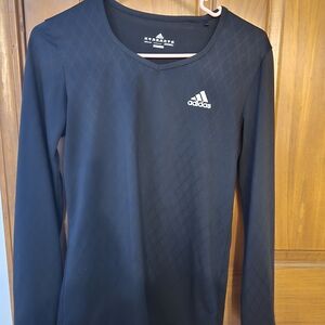 Adidas Women's Black Long Sleeve Tee
